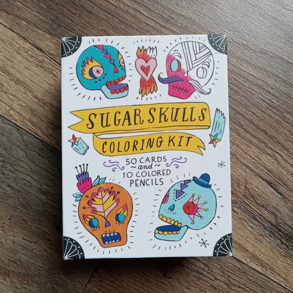 Sugar Skulls Coloring Kit